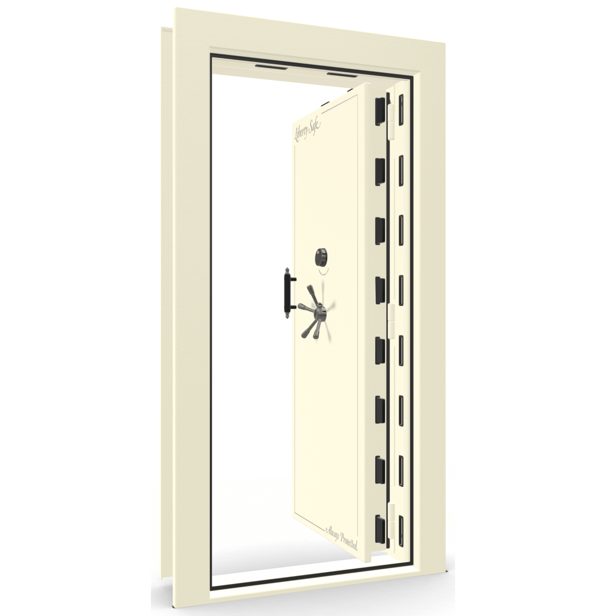 Vault Door Series | In-Swing | Right Hinge | Champagne Gloss | Electronic Lock